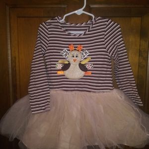3T Thanksgiving turkey dress